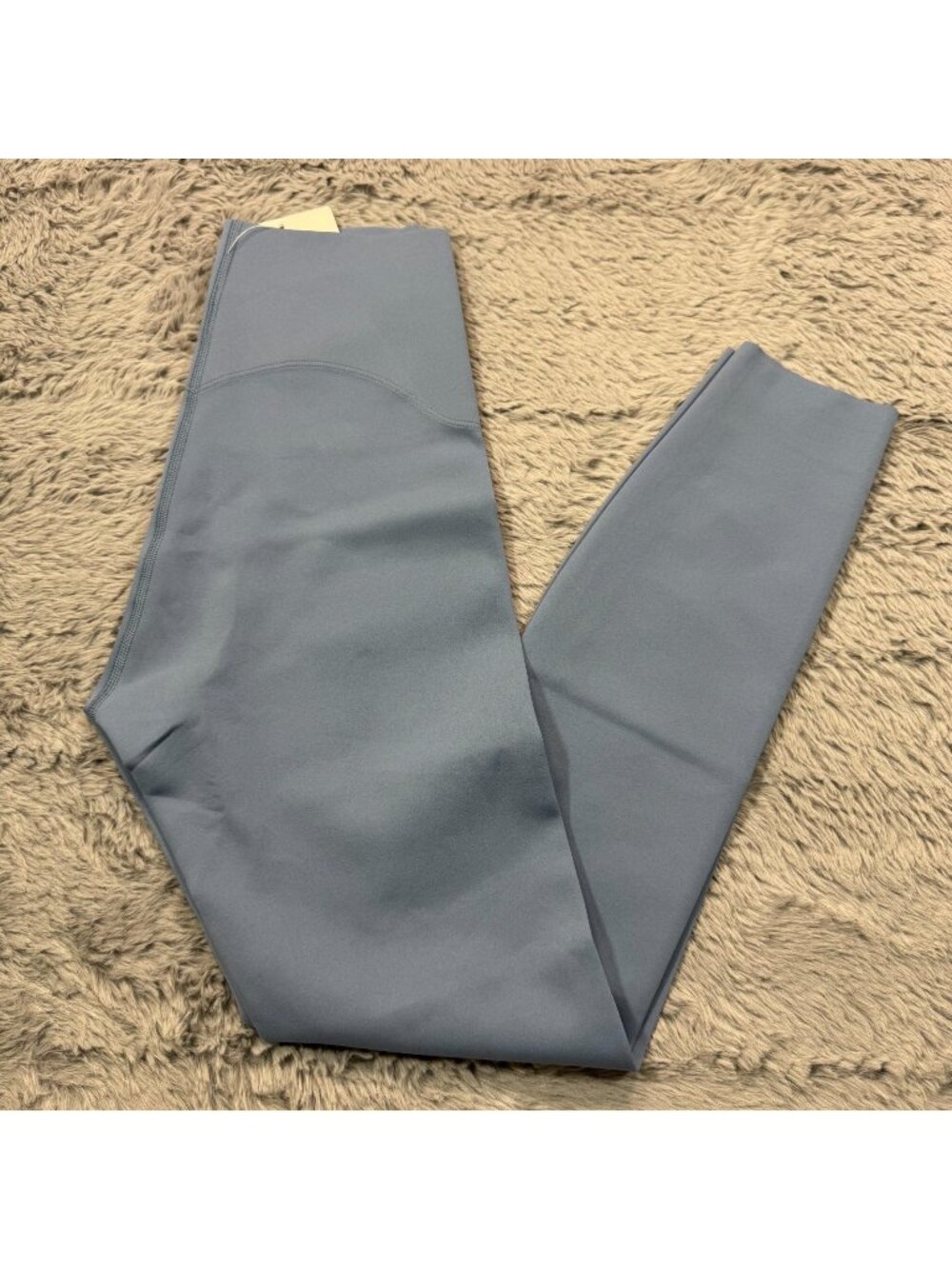 Lululemon Glow Up Legging Women's 4 Blue Nylon Compression Yoga Workout Stretch